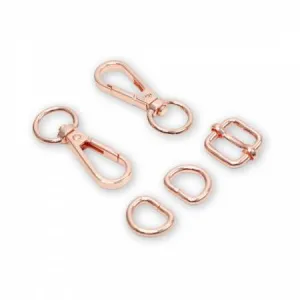 Sallie Tomato Basic Hardware Kit 1/2" Rose Gold