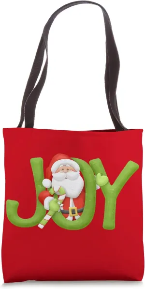 Santa Clause Christmas Joy For People Who Love Christmas Tote Bag