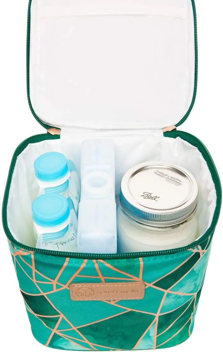Sarah Wells Cold Gold Breastmilk Cooler with Ice Pack