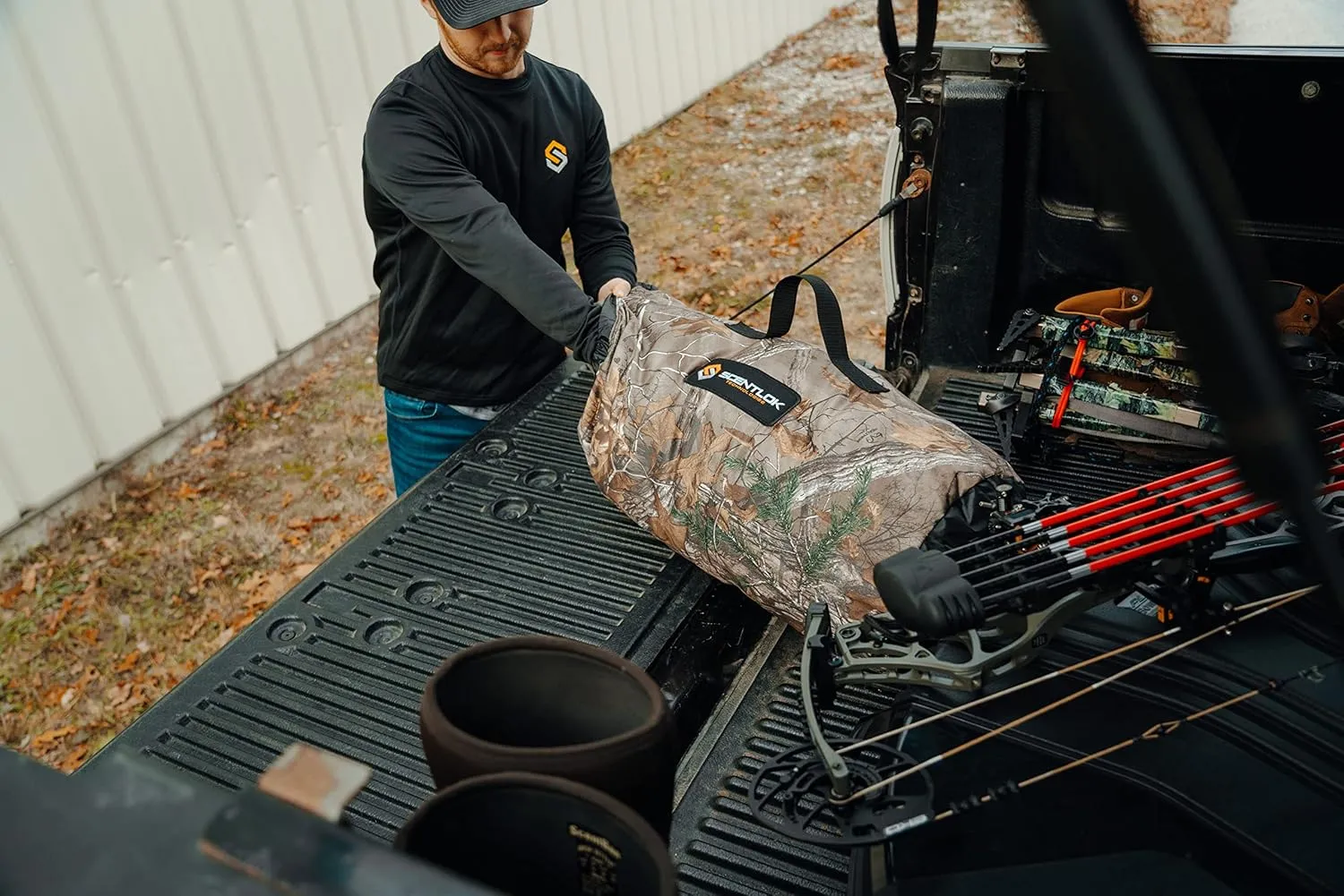 ScentLok Stuff Sack Duffel Storage Bag, Hunting Pack for Camo Gear and Equipment