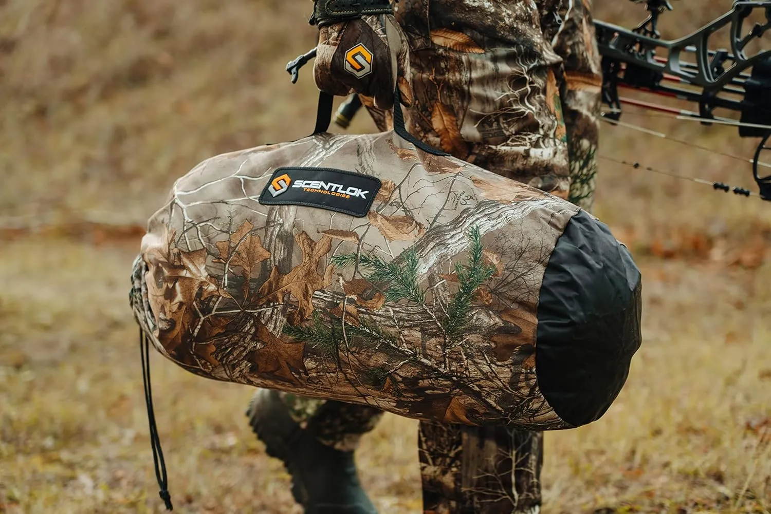 ScentLok Stuff Sack Duffel Storage Bag, Hunting Pack for Camo Gear and Equipment