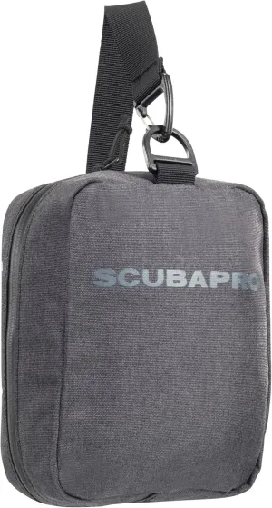 SCUBAPRO Definition Mask 2 Dive Bag with Webbing Strap for Scuba Diving Gear, Premium Recycled Two-Tone Gray Fabric