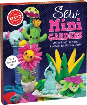 Sew Mini Gardens (Klutz Craft Kit) , 8" Length x 1.5" Width x 9" Height