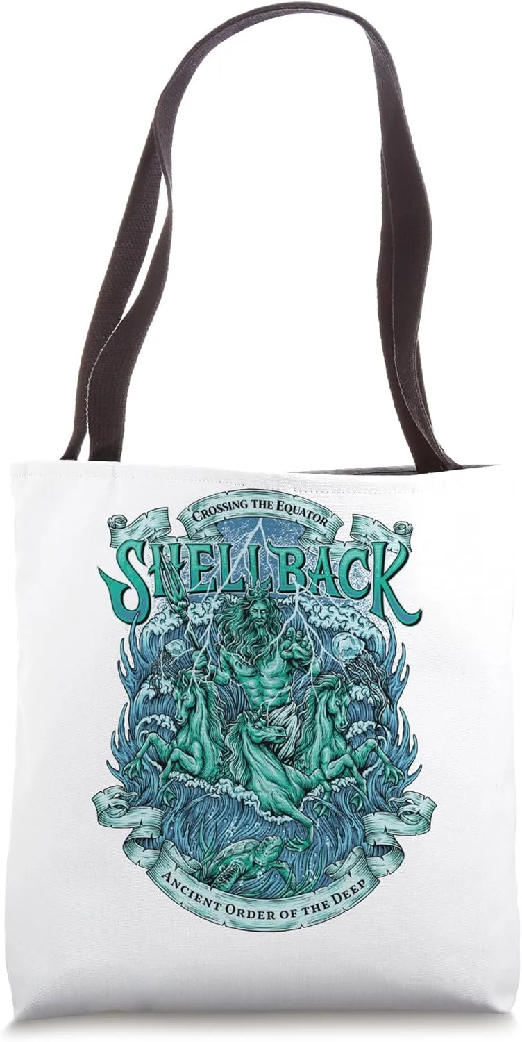 Shellback Crossing the Equator Tote Bag