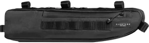 Signature Bike Frame Bag - Midnight Black, Small/Medium Sizing | Durable Recycled Ripstop Material, Waterproof Zippers & Customizable Design for Essentials