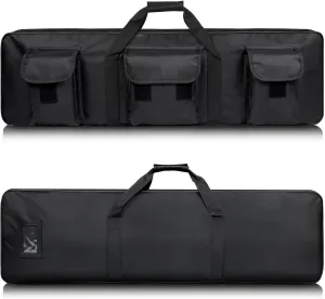 Single Rifle Bag for store and transport rifles, shotguns, and airsoft guns well padding rifle packbag with 3 side pockets to fit all the essential