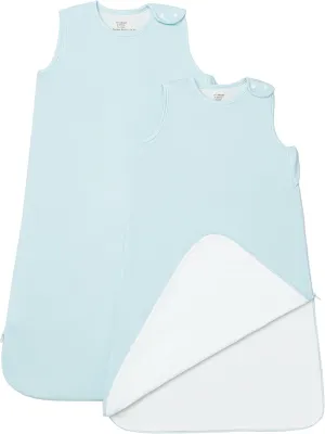 Sleep Sacks, 2-Pack Growing Set, Baby Wearable Blanket for Newborns, Infant Sleep Bag