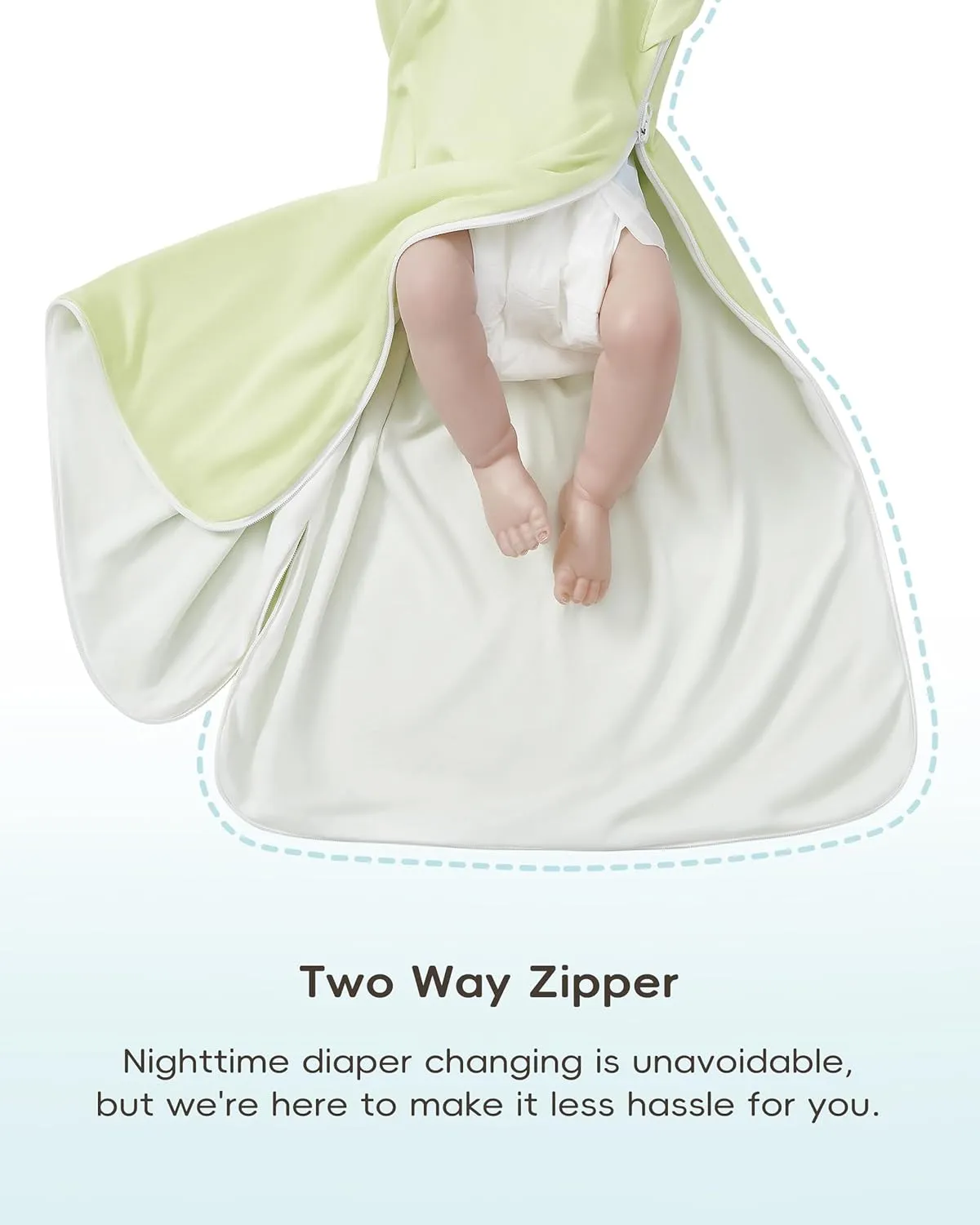 Sleep Sacks, 2-Pack Growing Set, Baby Wearable Blanket for Newborns, Infant Sleep Bag