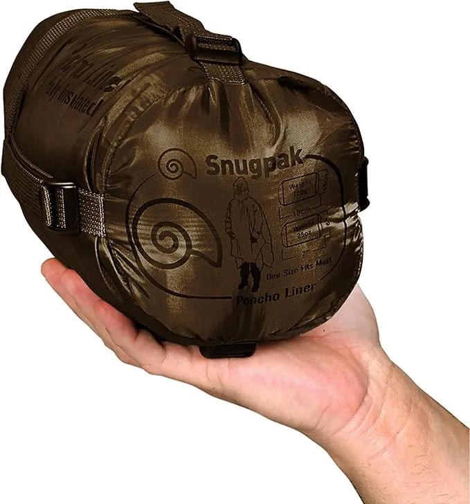 Snugpak Poncho Liner, Water Repellent, Lightweight, Dedicated Sleeves and Hood