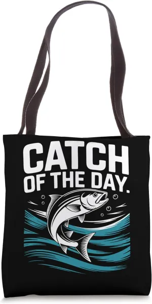 Spearfisher Catch Of The Day Spearfishing Tote Bag
