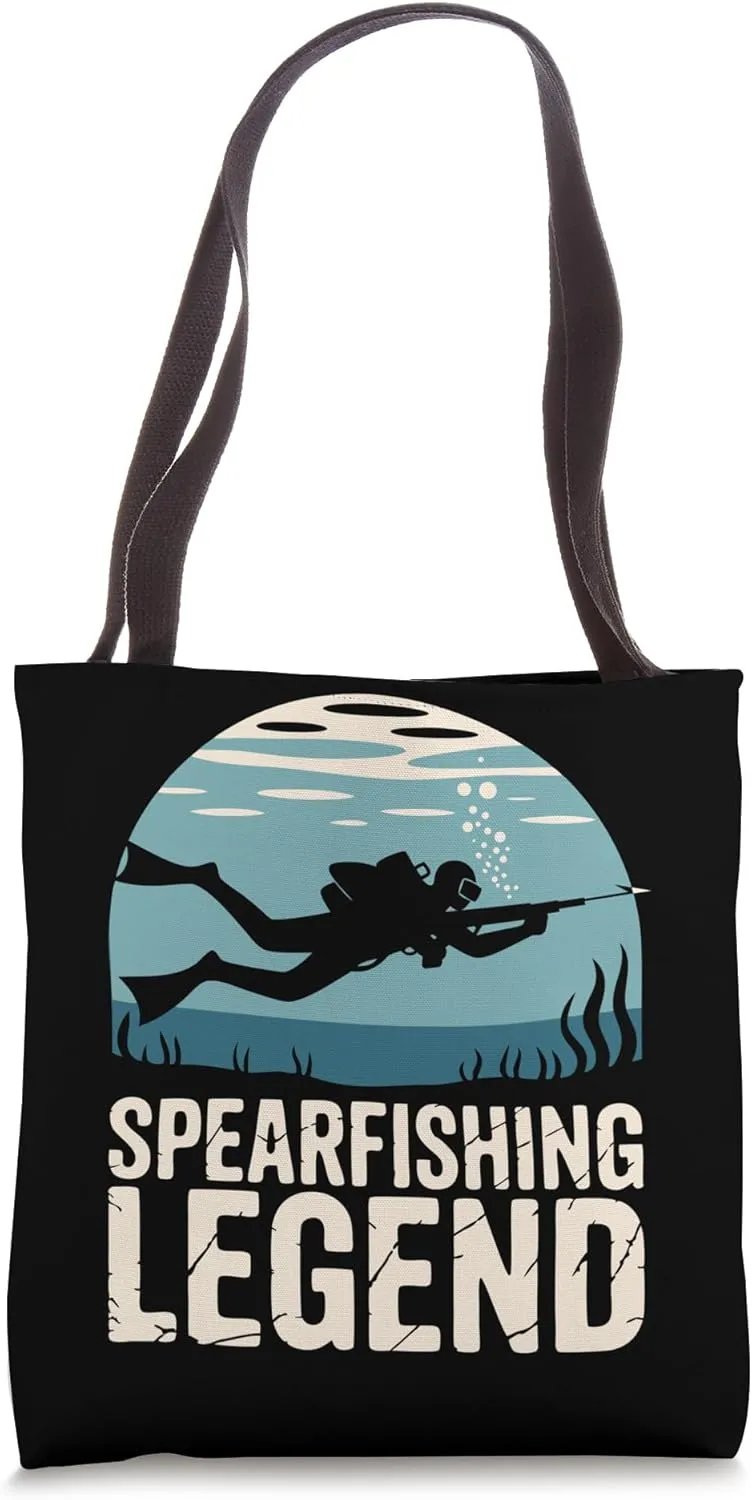 Spearfisher Legend Spearfishing Tote Bag