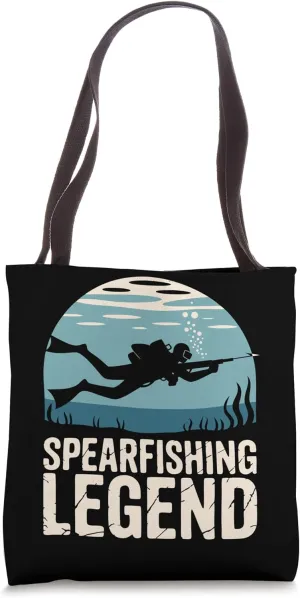Spearfisher Legend Spearfishing Tote Bag