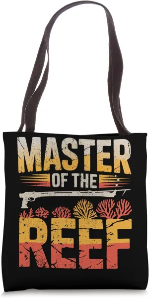 Spearfisher Master Of The Reef Spearfishing Tote Bag