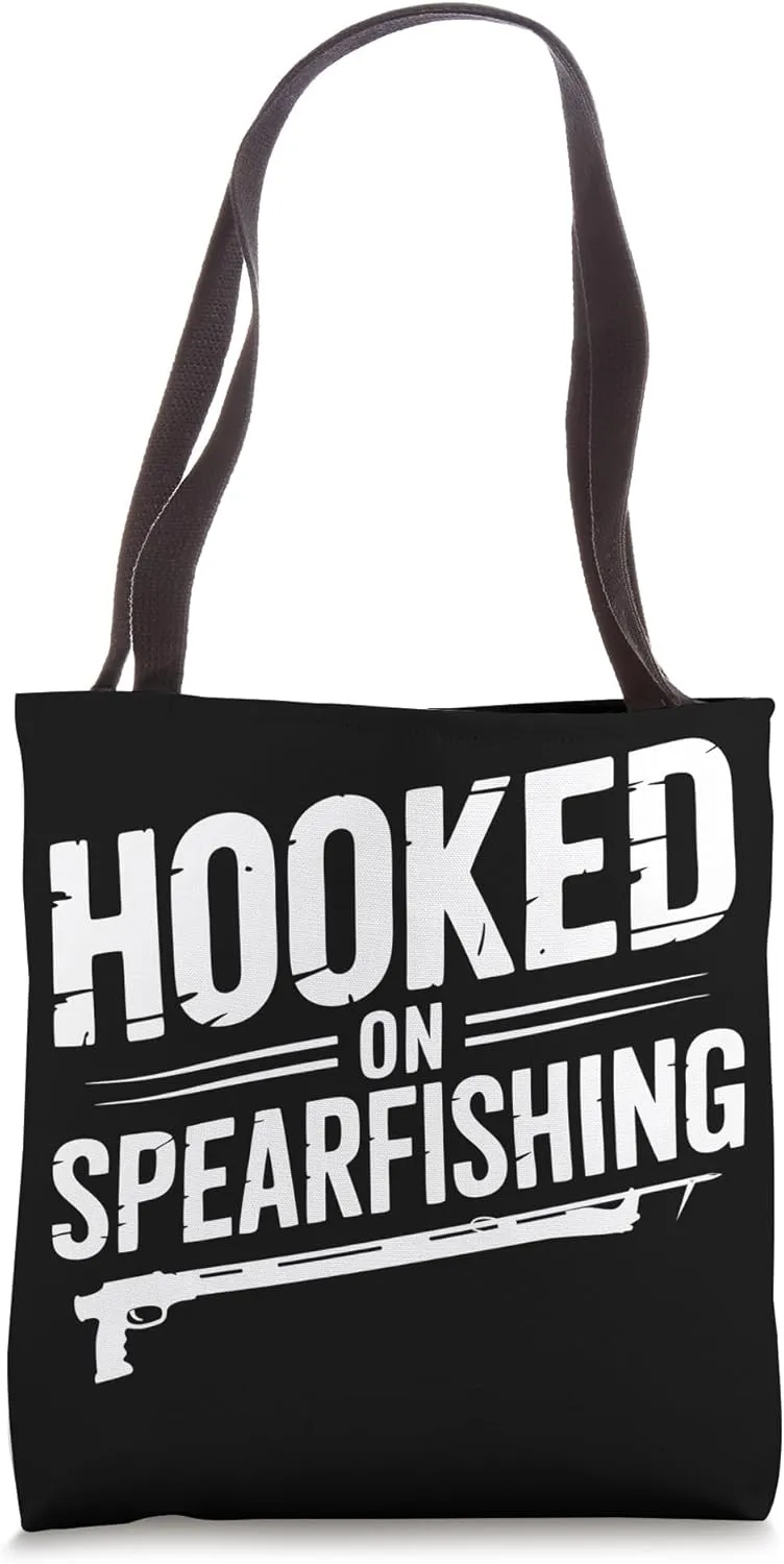 Spearfisher Speargun Spearfishing Tote Bag