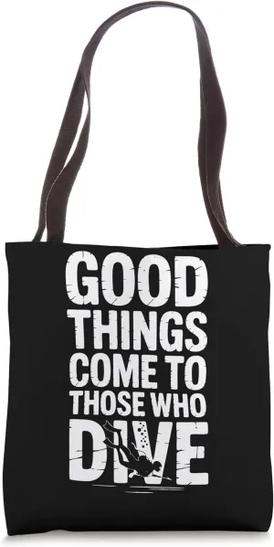 Spearfisher Those Who Dive Spearfishing Tote Bag