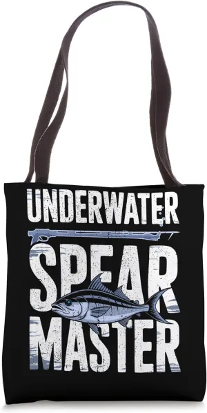 Spearfisher Underwater Spear Master Spearfishing Tote Bag
