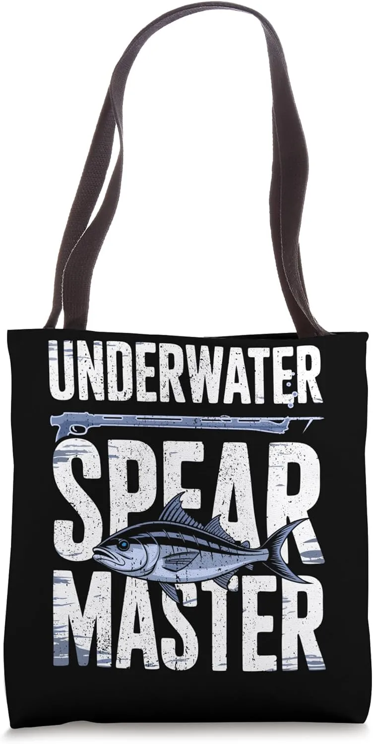 Spearfisher Underwater Spear Master Spearfishing Tote Bag
