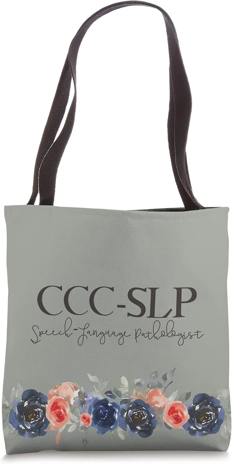 Speech Therapy Graduation for CCC SLP Therapist Tote Bag