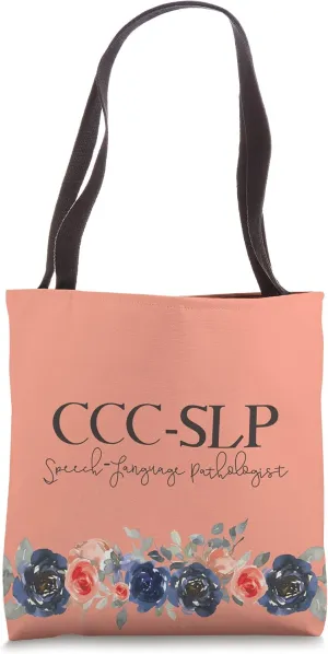 Speech Therapy Graduation for CCC SLP Therapist Tote Bag