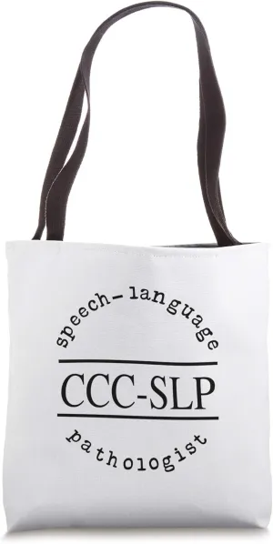 Speech Therapy Graduation for CCC SLP Therapist Tote Bag