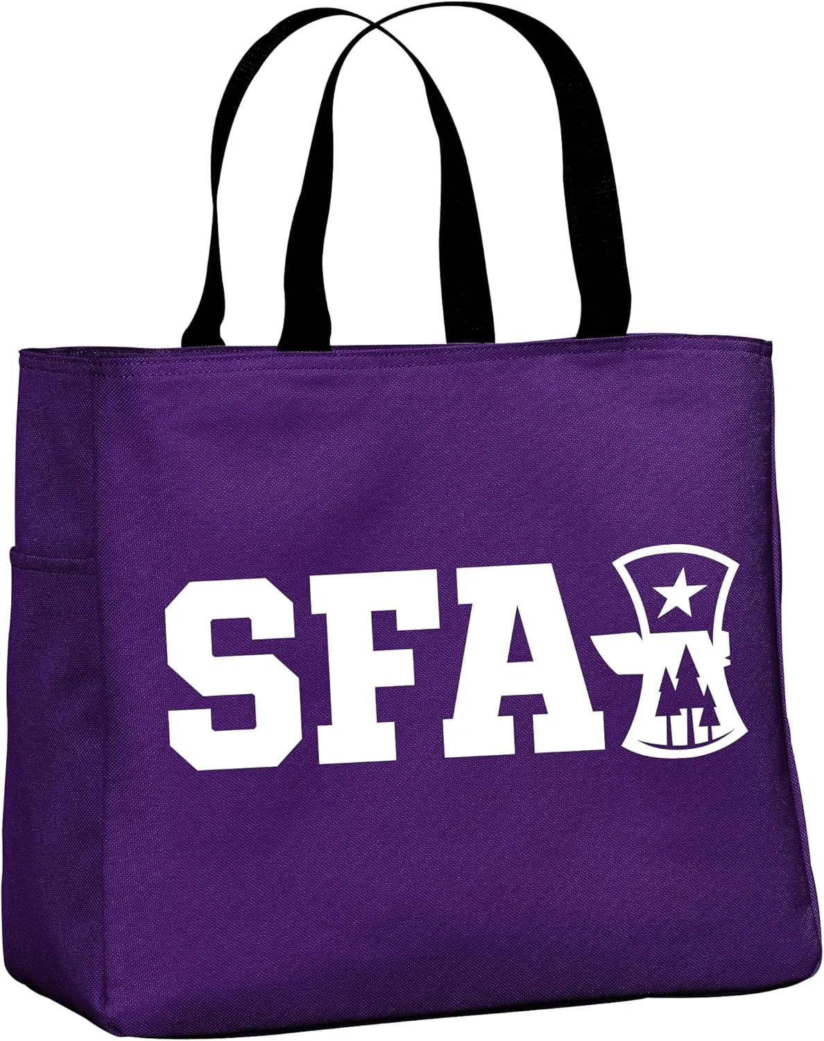 Sport Your Gear Officially Licensed NCAA Reusable Essential Tote Bag, 12" x 12" x 6.5" 600D Polyester Convas Tote Bag