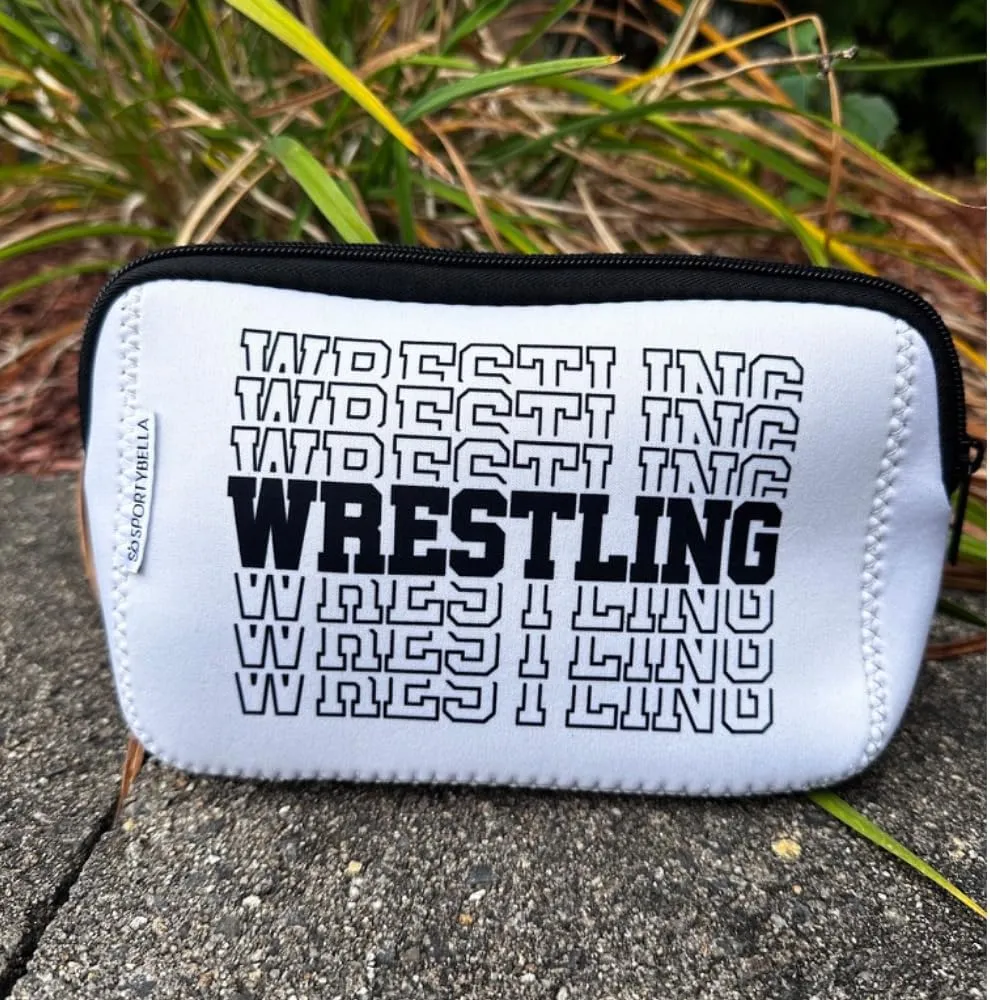 Sportybella Wrestling Gifts, Wrestling Cosmetic Bags, Wrestling Makeup Bag, Wrestling Theme Travel Waterproof Toiletry Bag Organizer, Wrestling Gear Accessories