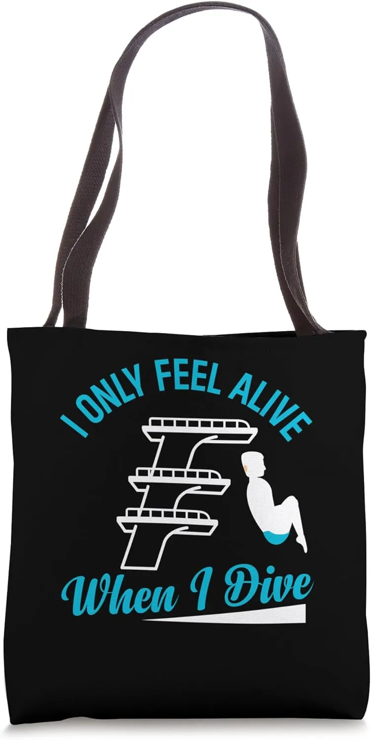 Springboard Coach Platform Diving Gear Springboard Diver Tote Bag