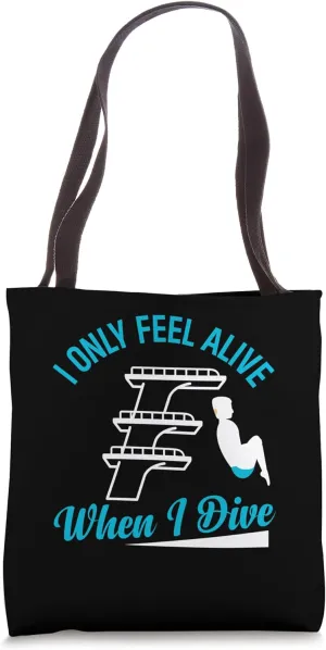 Springboard Coach Platform Diving Gear Springboard Diver Tote Bag