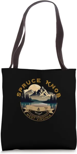 Spruce Knob Vacation Apparel - Spruce Knob Souvenir Tote Bag