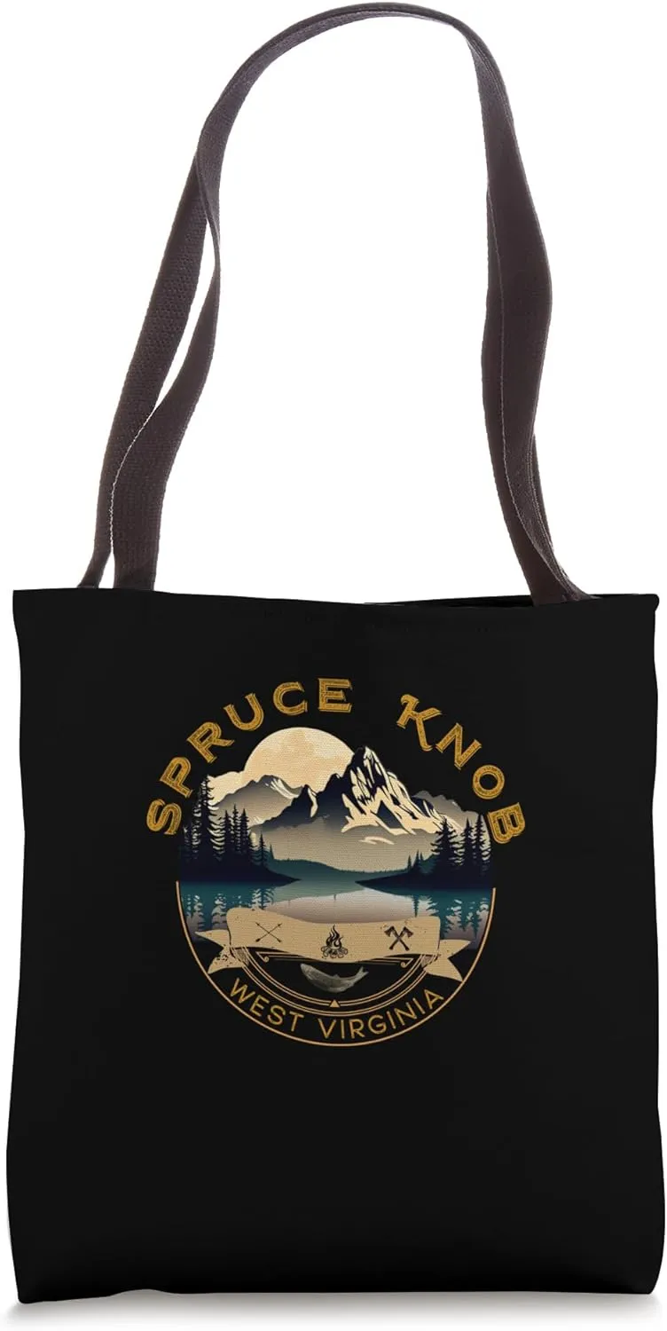 Spruce Knob Vacation Apparel - Spruce Knob Souvenir Tote Bag
