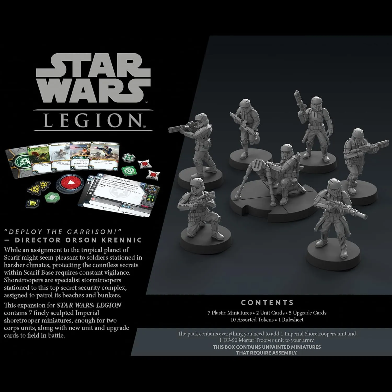 Star Wars: Legion Imperial Shoretroopers Unit Expansion - Elite Troopers! Tabletop Miniatures Game, Strategy Game for Kids and Adults, Ages 14 , 2 Players, 3 Hour Playtime, Made