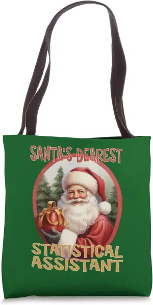 Statistical Assistant Christmas Holiday Love Xmas Tote Bag