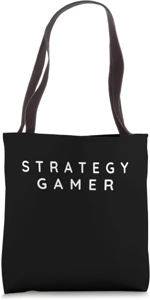 Strategy Gamers Hobby / Livestreamer Modern Font Design Tote Bag
