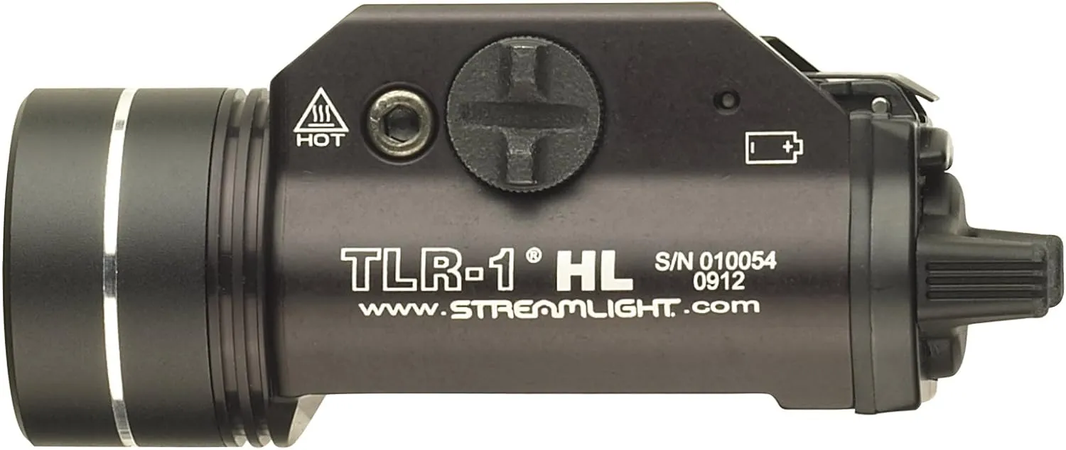 Streamlight 69262 TLR-1 HL 1000-Lumen Weapon Mounted Light with Long Gun Kit, Includes Safe Off Remote and Standard Switches, Remote Pressure Switch, Mounting Clips, Black