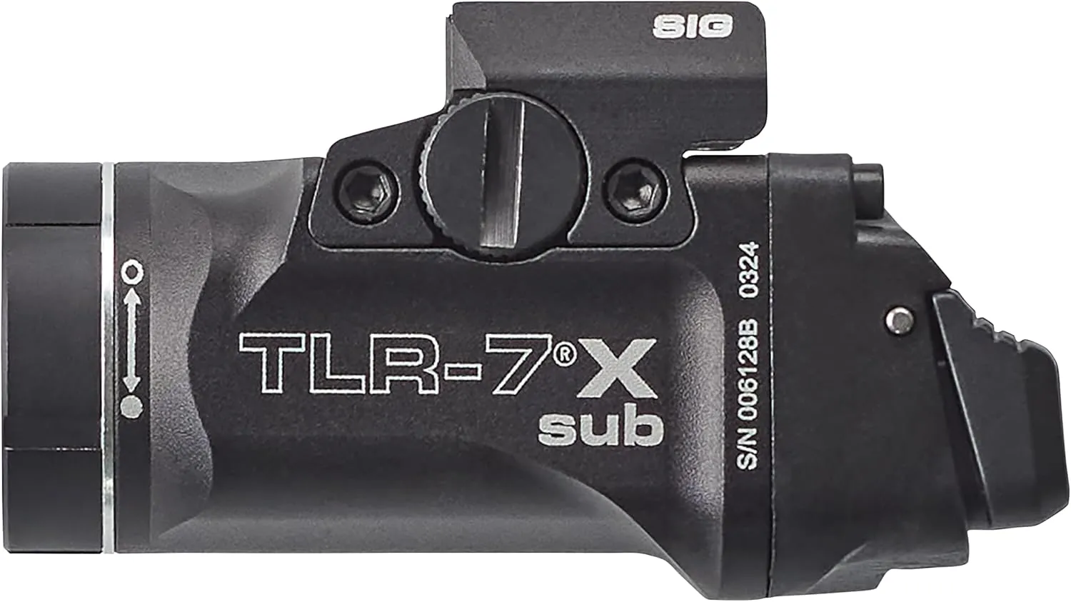 Streamlight 69401 TLR-7 X sub 500-Lumen Tactical Weapon Light Designed Exclusively and Solely for Sig Sauer P365 & P365 XL Closed Rail Systems Subcompact Handguns with Mounting Kit and Keys, Black