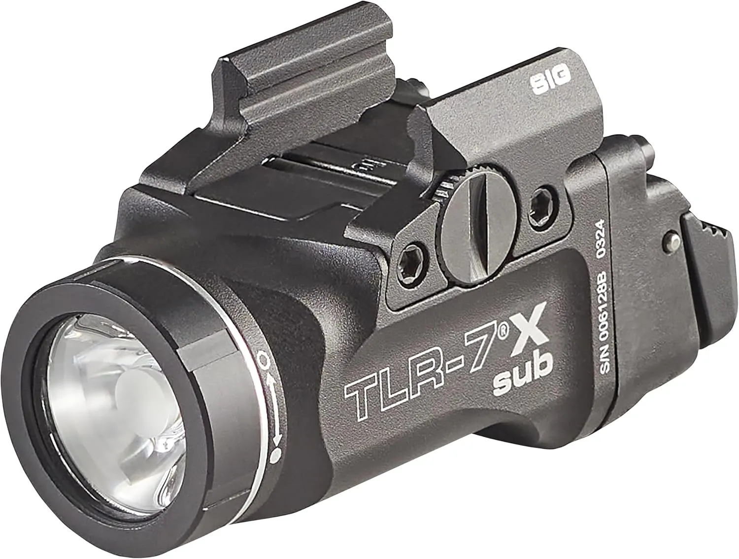 Streamlight 69401 TLR-7 X sub 500-Lumen Tactical Weapon Light Designed Exclusively and Solely for Sig Sauer P365 & P365 XL Closed Rail Systems Subcompact Handguns with Mounting Kit and Keys, Black