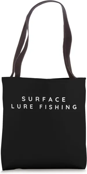 Surface Lure Fishing Gear / Surface Lure Fisherman Design Tote Bag