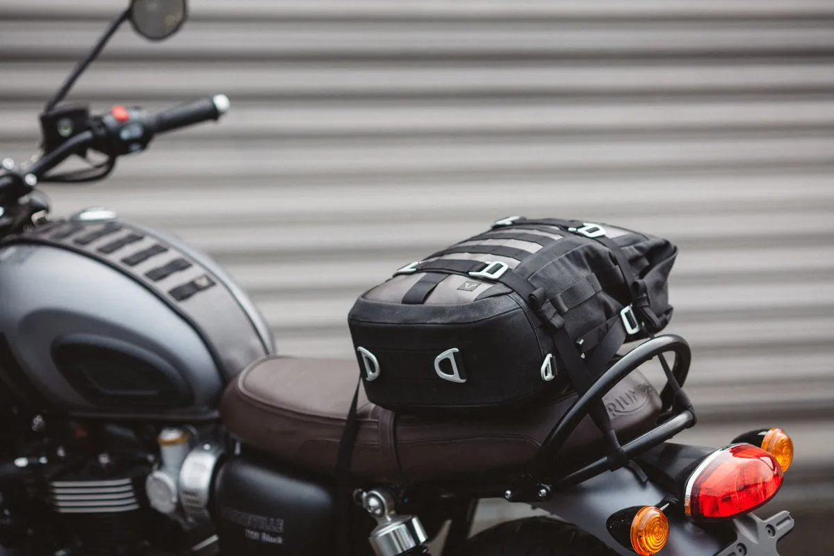 SW-Motech Tail Bag LR1 ~ BC.HTA.00.404.10000; Black, Size 17.5L (BK175)