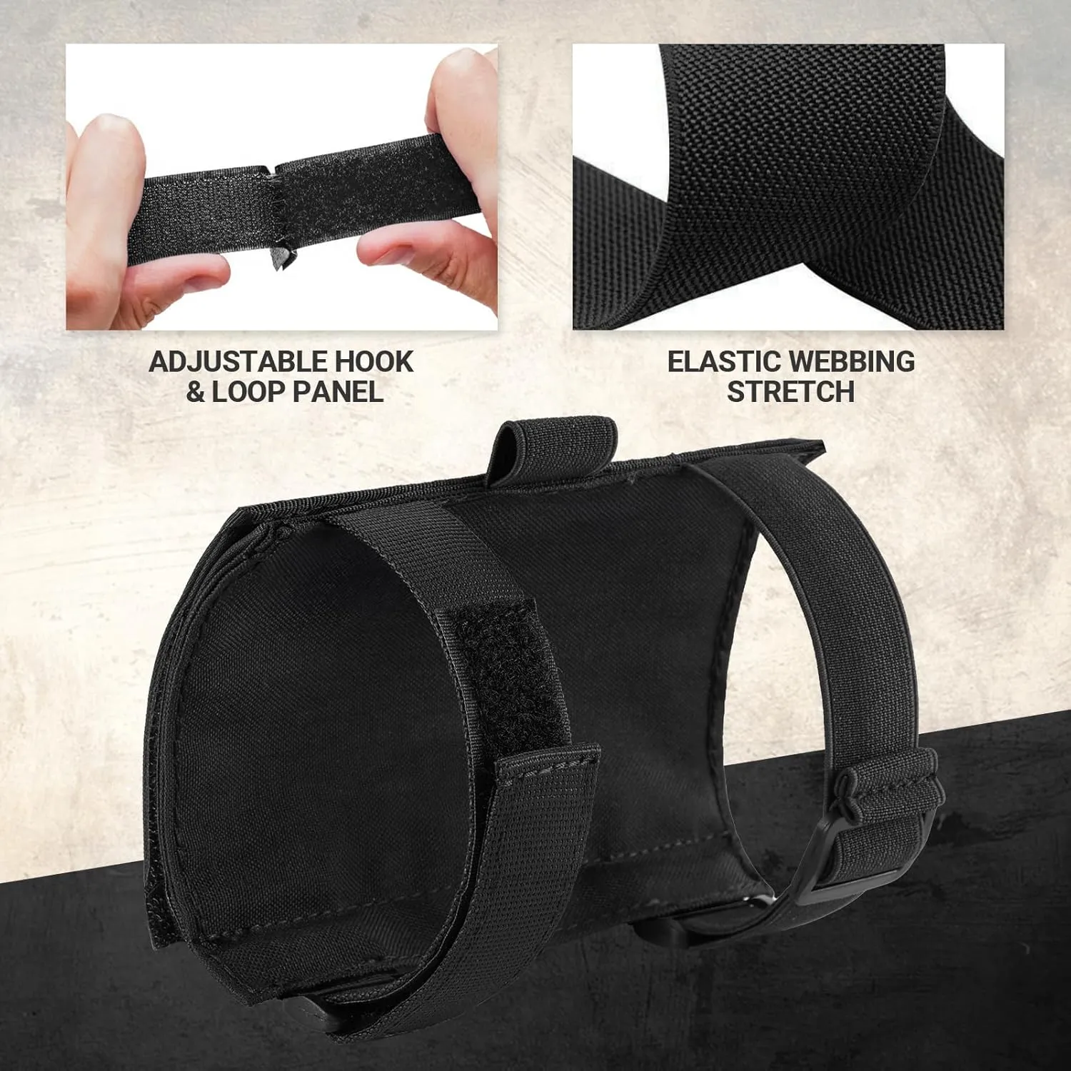 Tactical Armband Sleeve Storage Kit QB Wrist Map Holder Arm Pouch DOPE Card Holder for Shooting Rescue Surveillance and Field Measurements