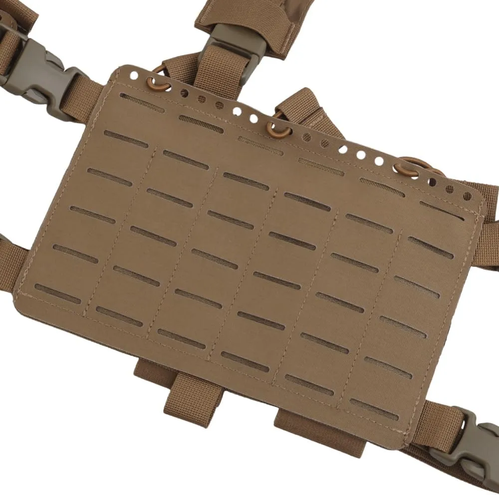 Tactical Chest Pack,Placard Split Front Chest Rig MOLLE System Magazine Pouch