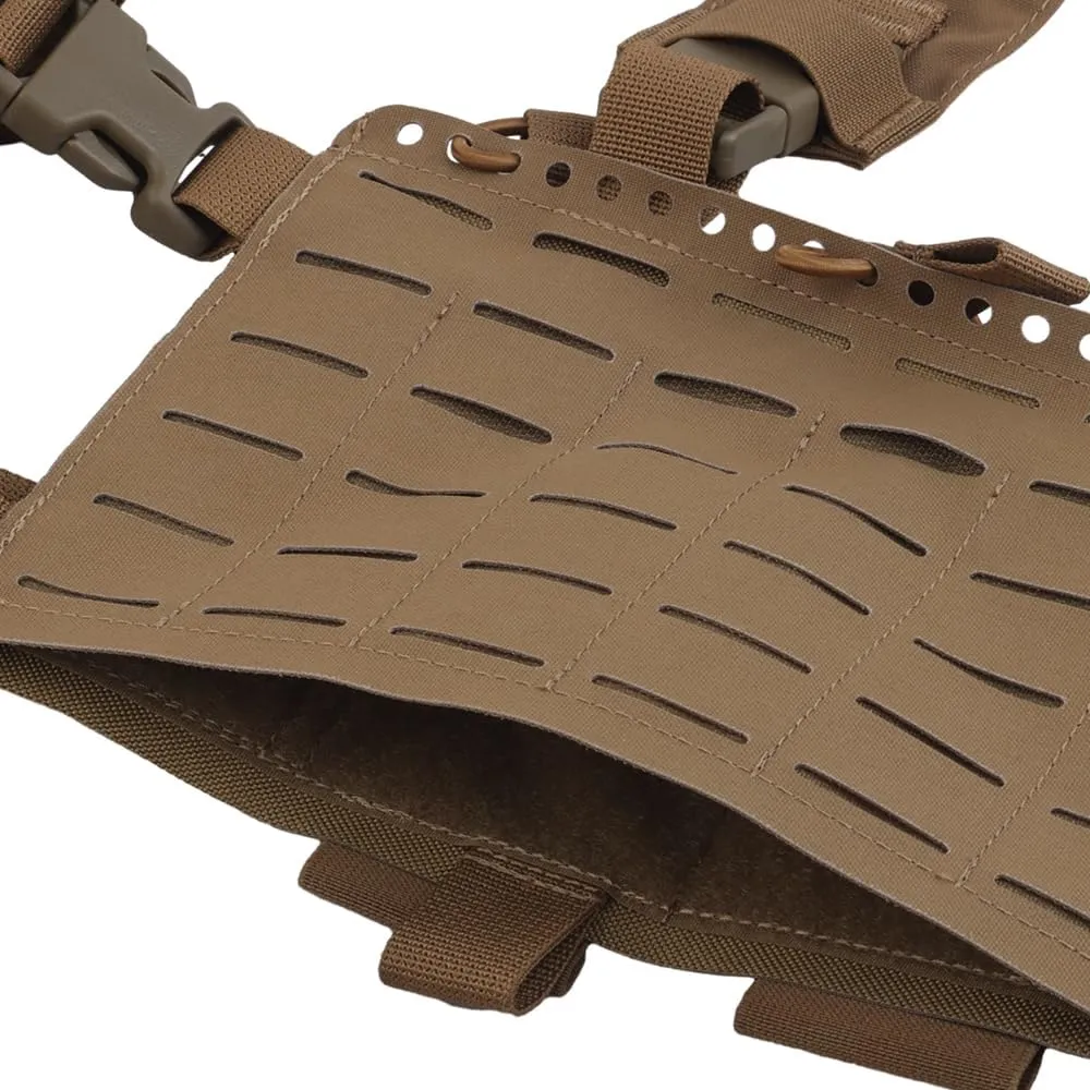 Tactical Chest Pack,Placard Split Front Chest Rig MOLLE System Magazine Pouch