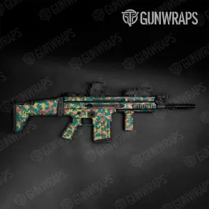 Tactical Cumulus Fiesta Camo Gun Skin Vinyl Wrap