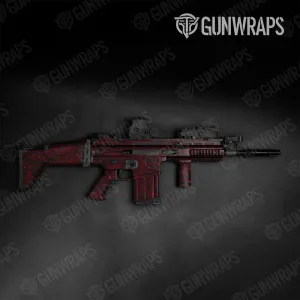 Tactical Digital Vampire Red Camo Gun Skin Vinyl Wrap