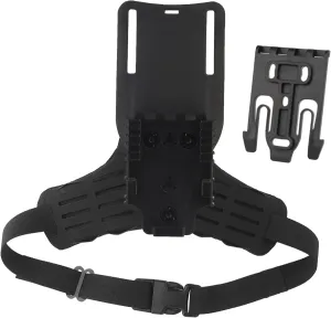 Tactical Holster Combination Adapter，Hunting Drop Leg Holster Thigh Belt with QLS Kit and Mid-Ride Belt Loop Platform