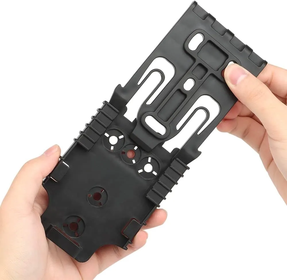 Tactical Holster Combination Adapter，Hunting Drop Leg Holster Thigh Belt with QLS Kit and Mid-Ride Belt Loop Platform
