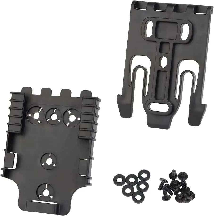 Tactical Holster Combination Adapter，Hunting Drop Leg Holster Thigh Belt with QLS Kit and Mid-Ride Belt Loop Platform