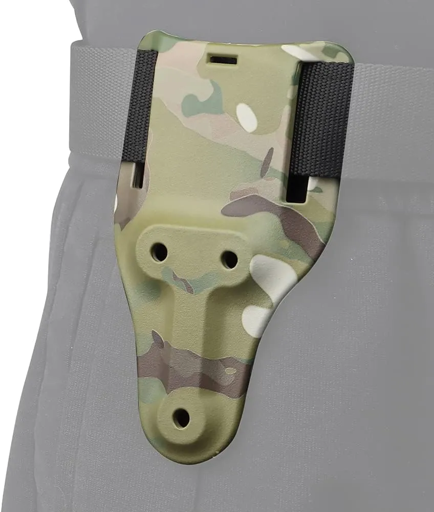 Tactical Quick Locking System Kit, Belt Loop QLS 22 19 Adapter Base Quick Release Drop Leg Belt Gun Holster Paddle Adpater