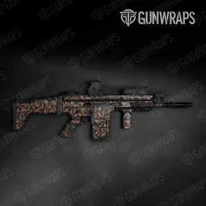 Tactical Ragged Militant Copper Camo Gun Skin Vinyl Wrap