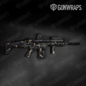 Tactical Ragged XL Militant Blue Camo Gun Skin Vinyl Wrap