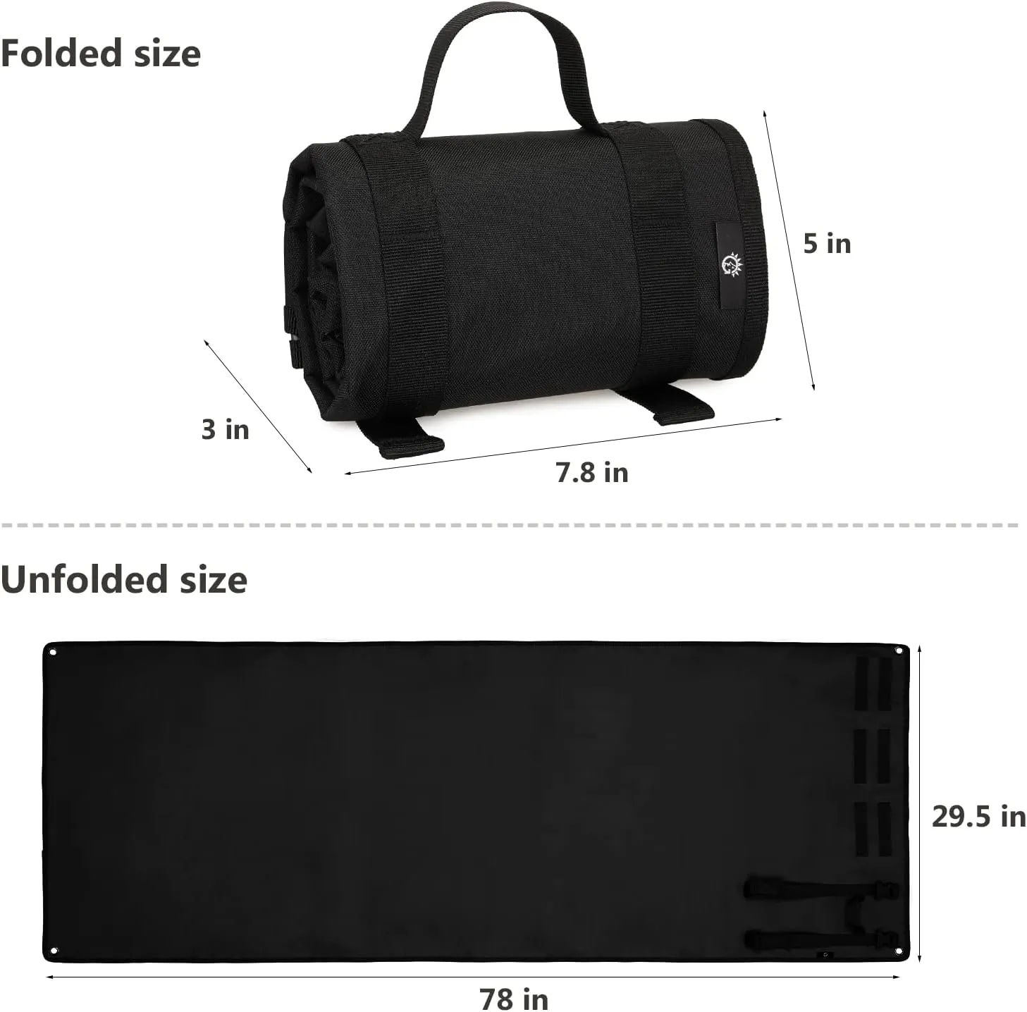 Tactical Shooting Mat Non-Slip Shooters Range Pad Hunting Accessories Shooting Bag